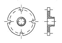 AW 597 Flange with BSP-male thread Marpol DIN 86282